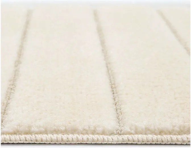 Krémszínű fürdőszobai kilépő szett 2 db-os 50x80 cm Yeni Cizgli – Foutastic