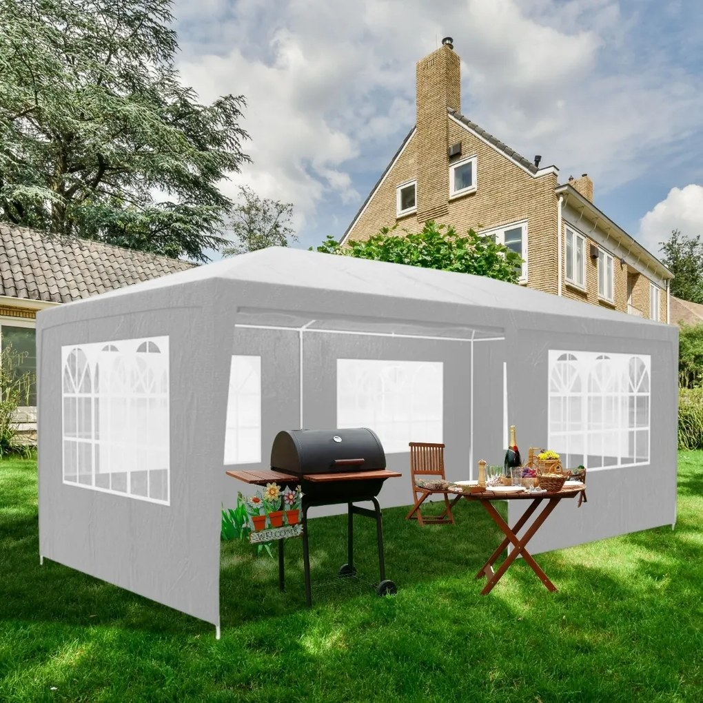 NEAPOL rendezvénysátor, 3x6m, fehér Jurhan