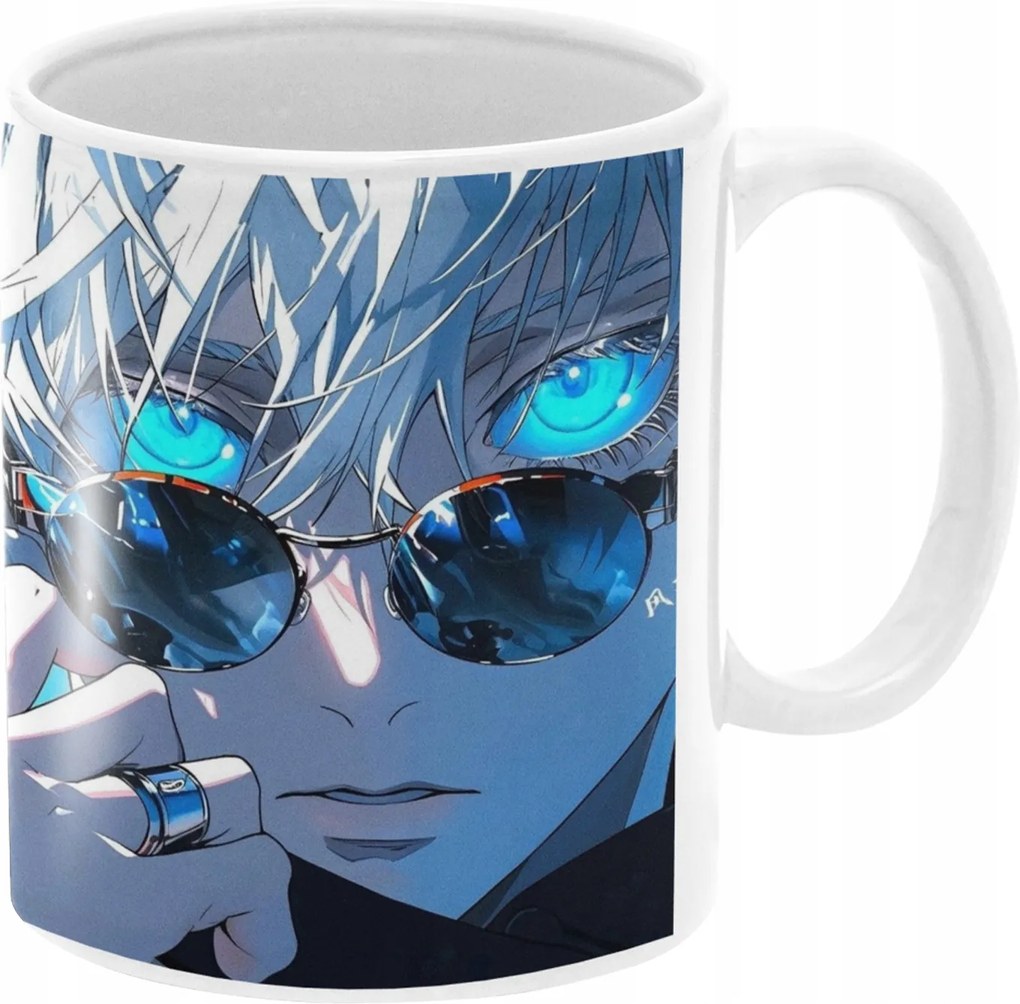 Gojo Jujutsu Kaisen Jjk Anime Manga Bögre Ajándék 330ml Csomagolás