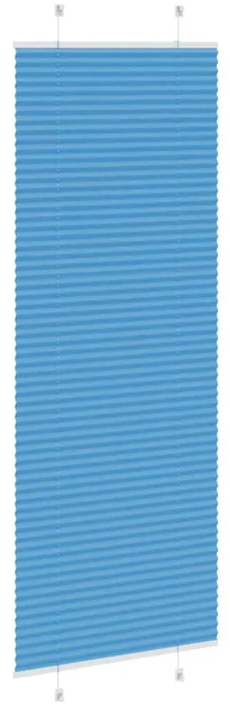 pliszírozott redőny kék 75x200 cm Szövetszélesség 74,4 cm