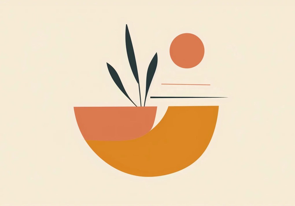 Poszter 66,5x46,5cm Minimalista Nyugat