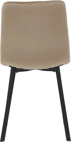 Sötét Bézs Bársony Étkezőszék. DCL-973 CAP4