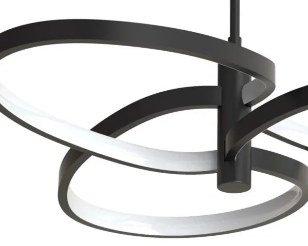 LED csillár kábelen RIBBON LED/25W/230V 4000K fekete