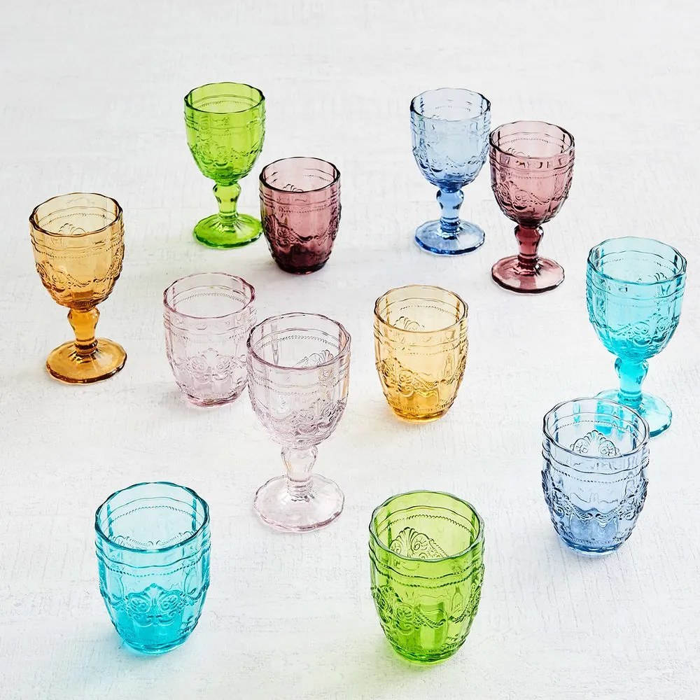 VICTORIAN talpas pohár, kék 230 ml