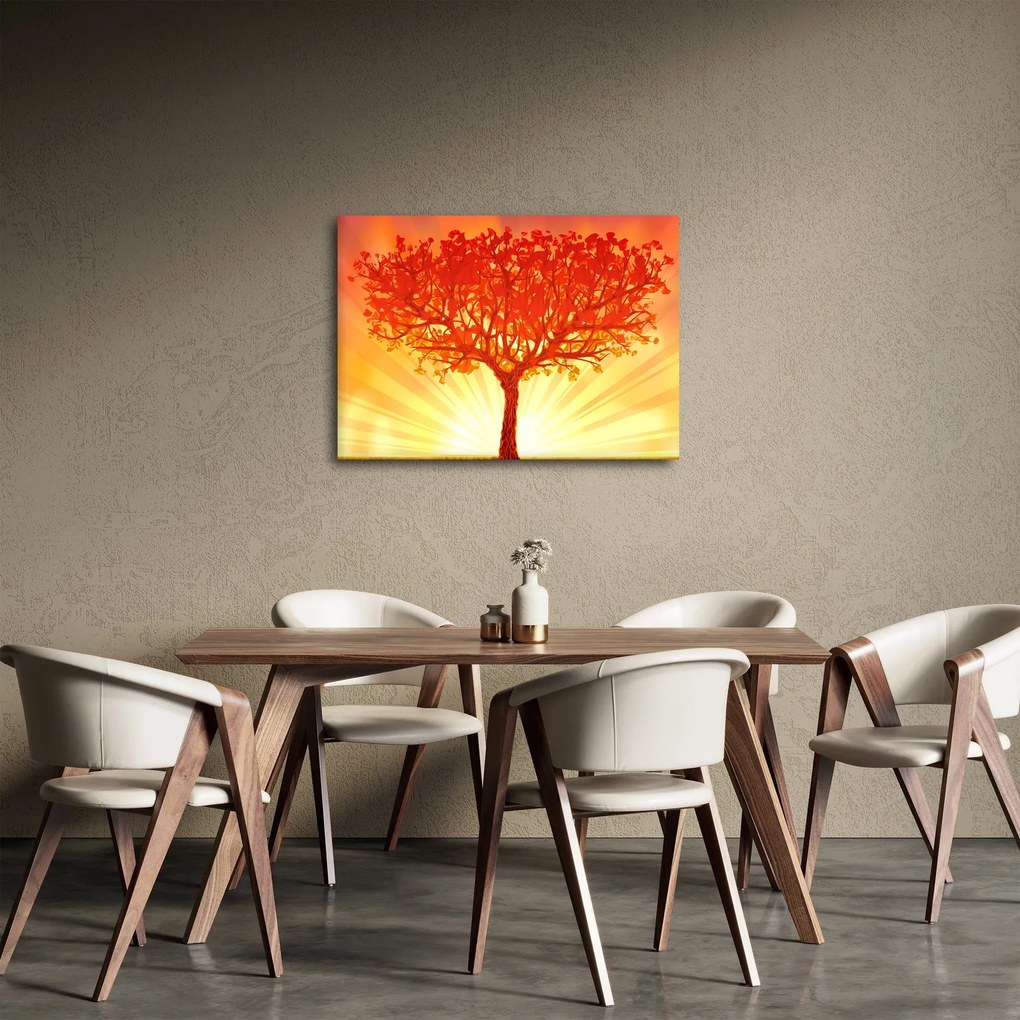 Kép - Fa a nap ragyogásában (70x50 cm)