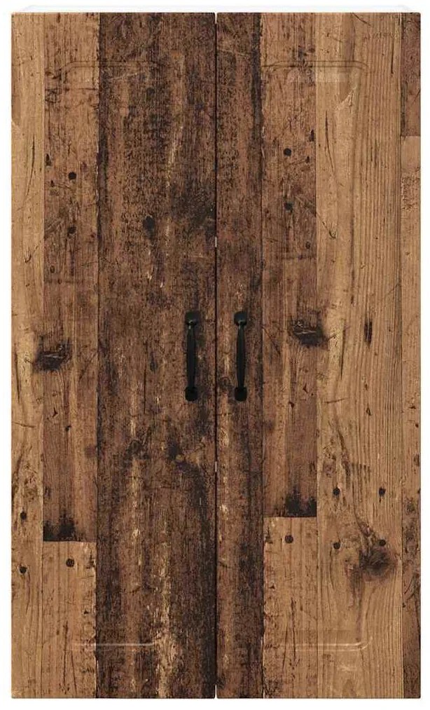 Fali konyhaszekrény polcokkal Öreg fa 60 x 31 x 100 cm Faanyag