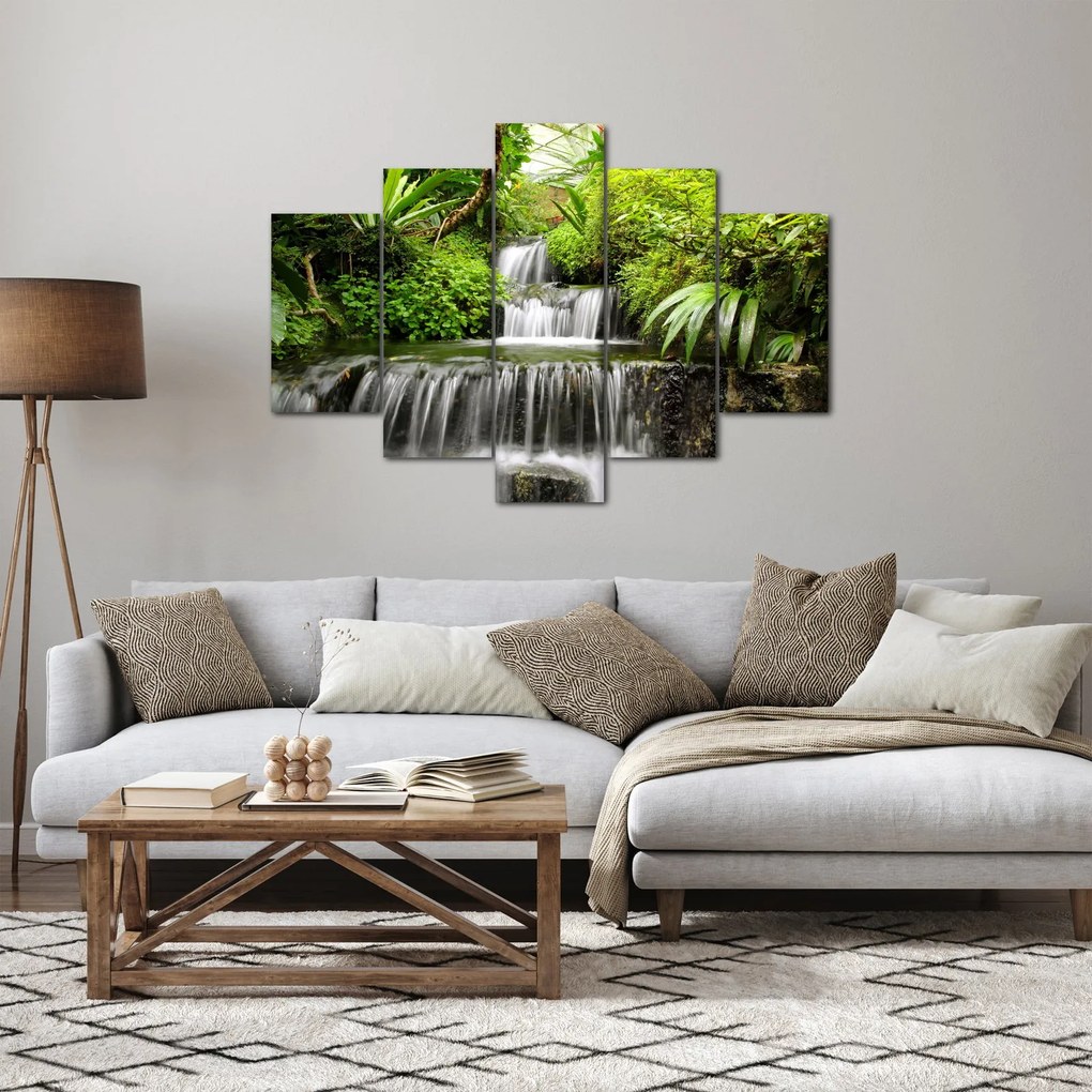 Kép - vízesés az esőerdőben (150x105 cm)