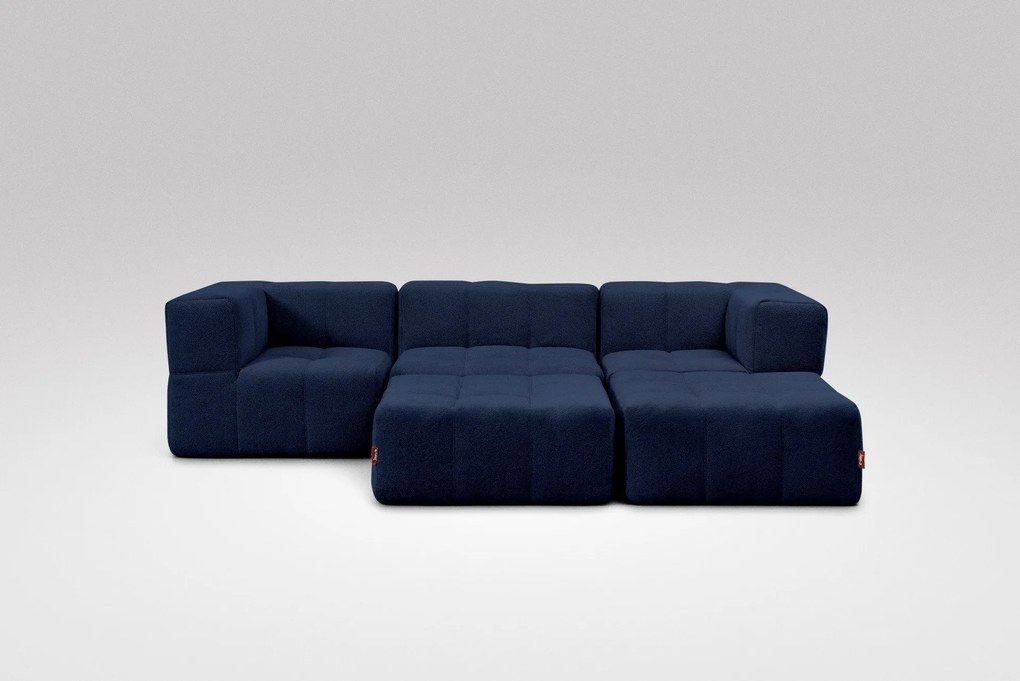 5 Teiliges Modulares Sofa – Blau