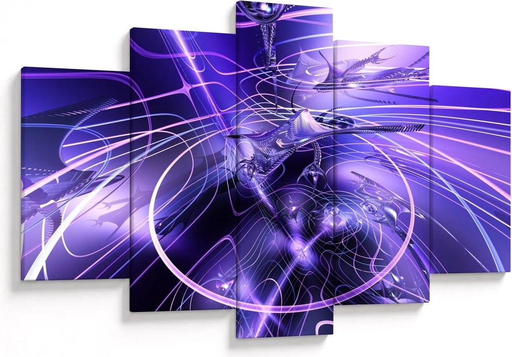 A technikai absztrakció képe (150x105 cm)