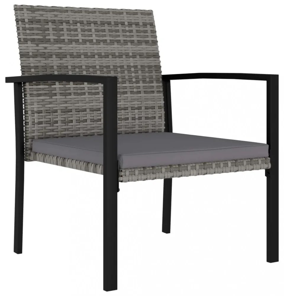 9 részes szürke polyrattan kerti étkezőgarnitúra