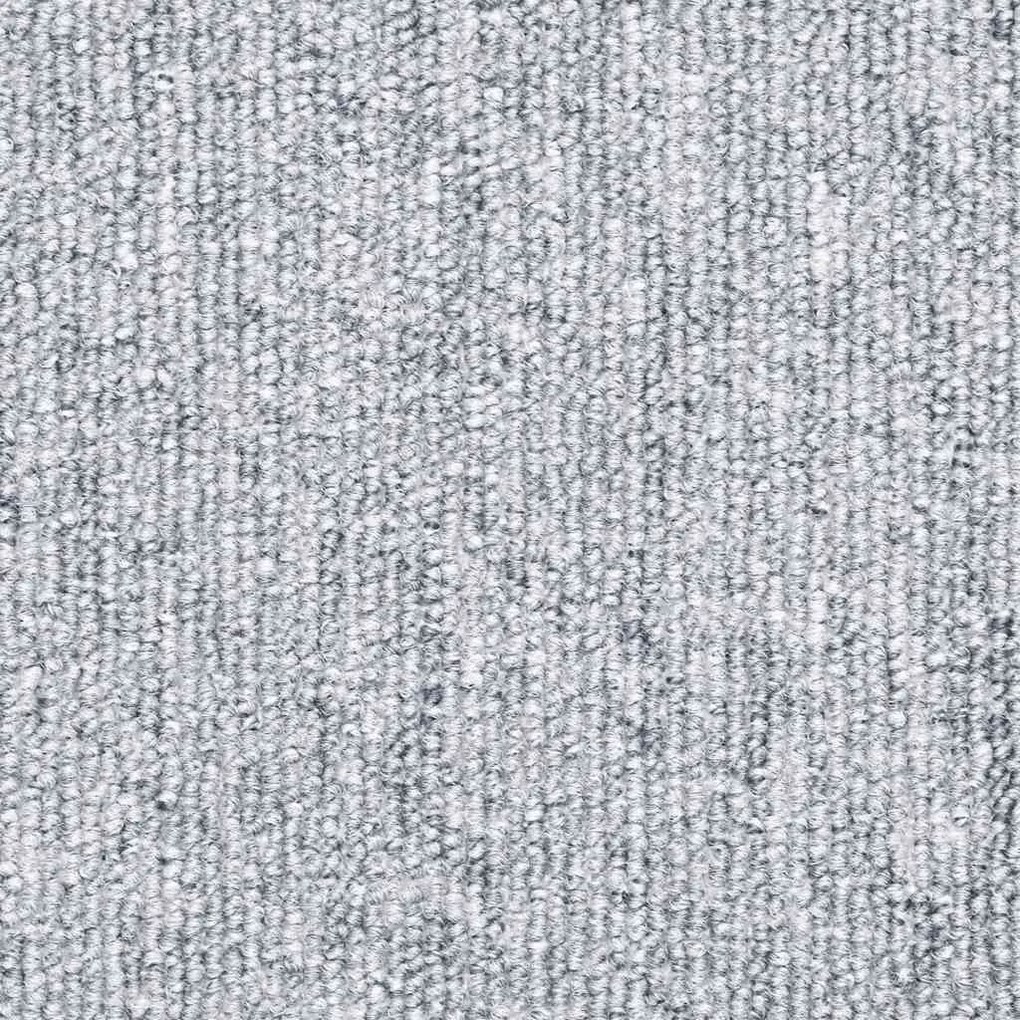 20 db világosszürke félkör alakú lépcsőszőnyeg 56 x 17 x 3 cm