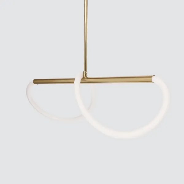 LED csillár kábelen SUPREME LED/22W/230V 100 cm aranyszínű