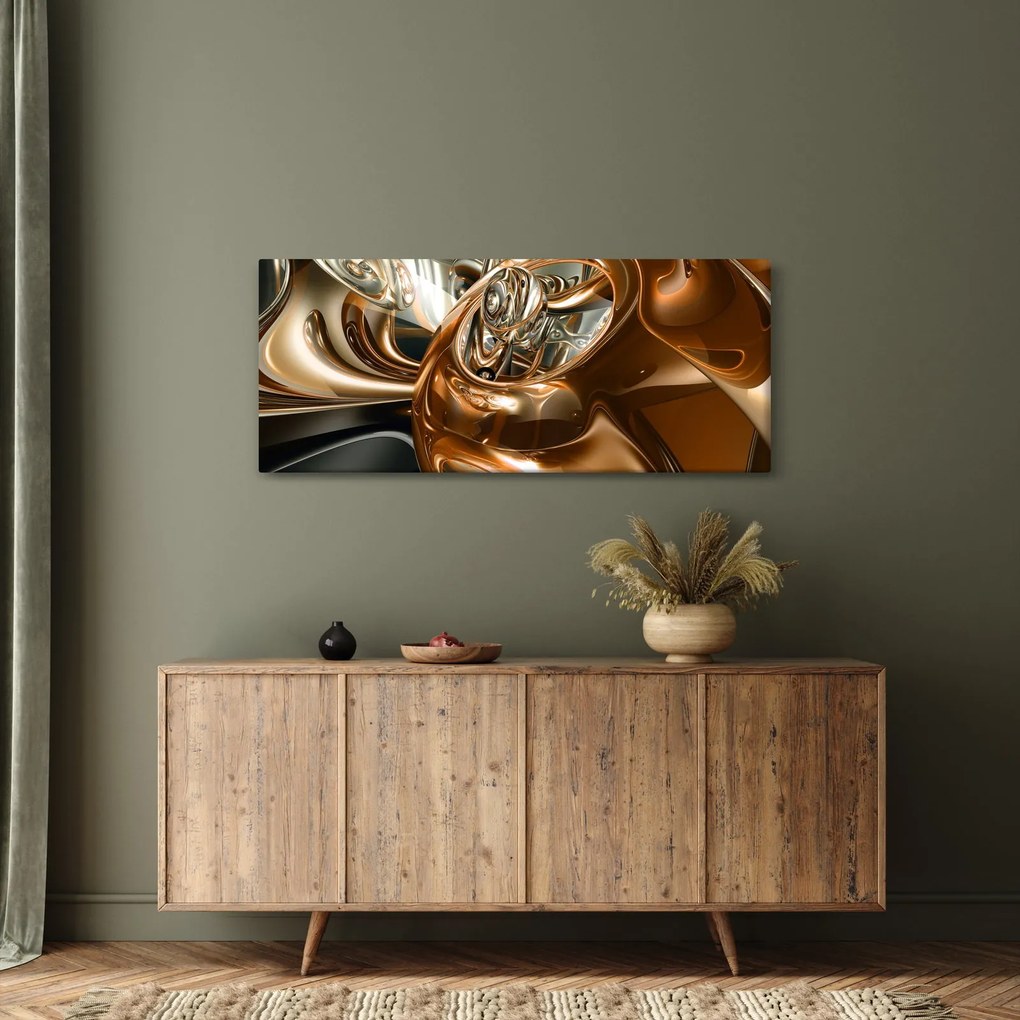 Absztrakciós kép (120x50 cm)