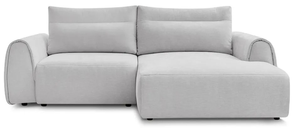 Világosszürke sarokkanapé Aden – Bobochic Paris