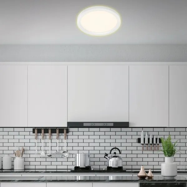 Briloner 7361-016 - LED Mennyezeti lámpa CADRE LED/18W/230V á. 29,7 cm fehér