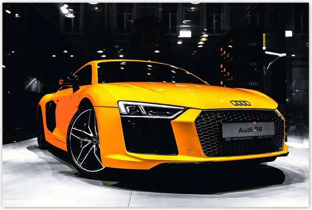 Poszterek 120x80 Sárga Audi R8