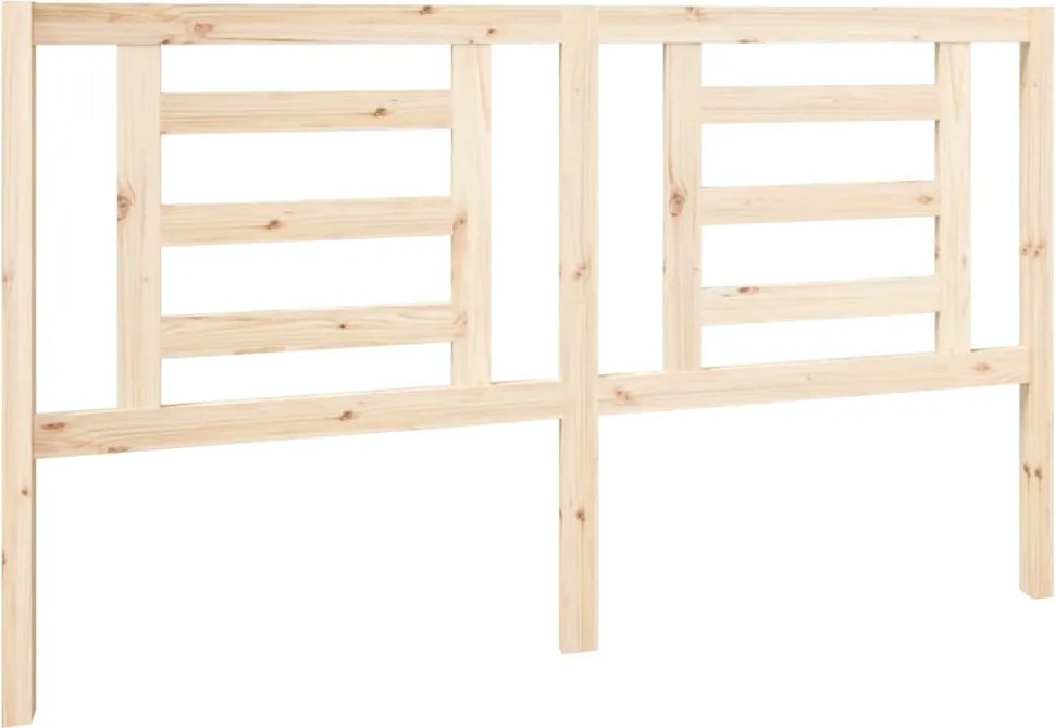 vidaXL tömör fenyőfa ágyfejtámla 166 x 4 x 100 cm