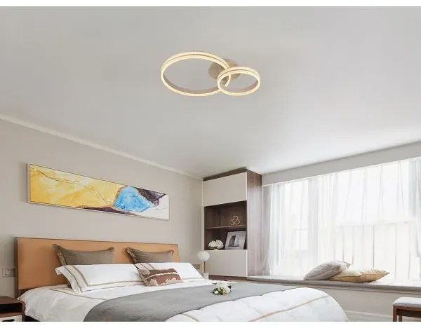 LED Dimmelhető felületre szerelhető csillár LED/110W/230V 3000-6500K + távirányítás