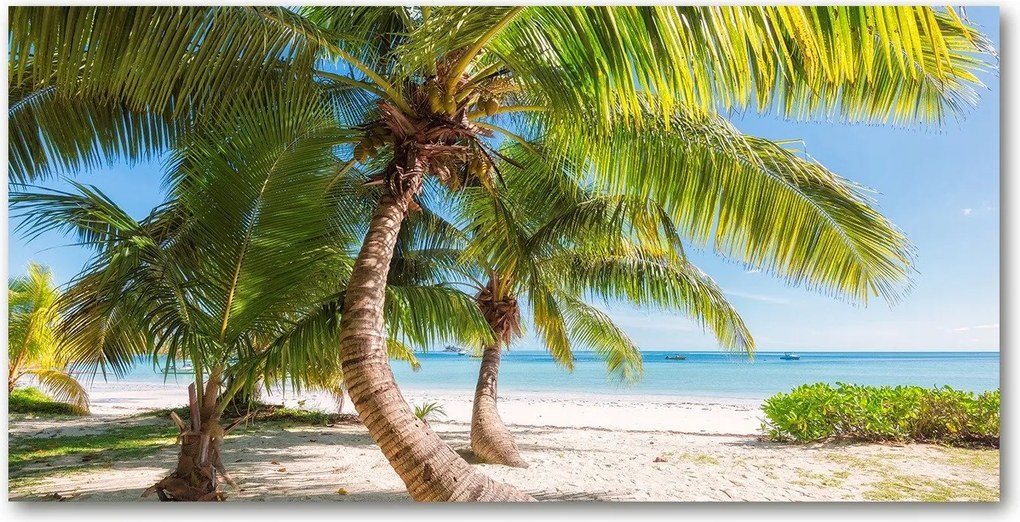 Fotó üvegkép Trópusi tengerpart 140x70