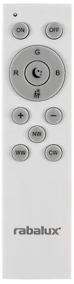 Rabalux 5365-LED OPHELIA RGB dimmelhető mennyezeti lámpa LED/40W/230V Wi-Fi + tá