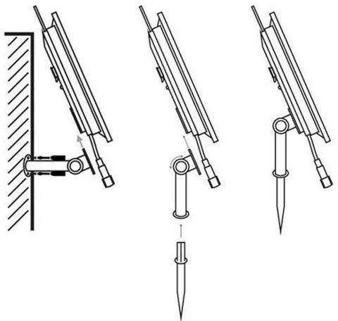 Ecolite DX-SOLAR-3000/5M - LED Napelemes Szalag 3,7V 2400 mAh 5m IP65