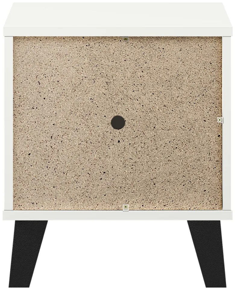 BOGAN 1S éjjeliszekrény, fehér