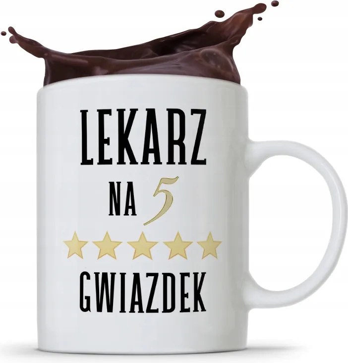 Orvos Bögre 5 Csillagos, fényképes nyomattal