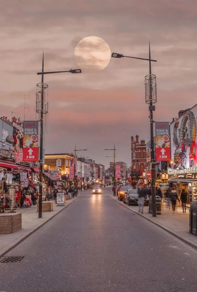 Poszter 61x90,5cm Camden főutca, Assaf Frank