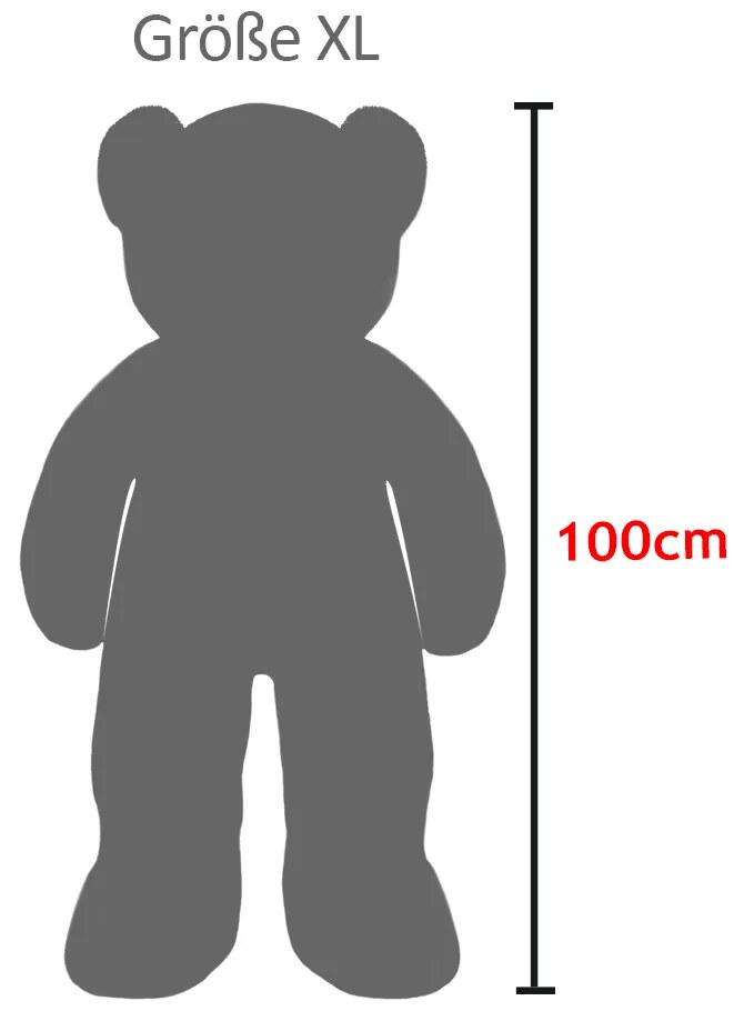 Deuba Plüss maci XL 100 cm - barna