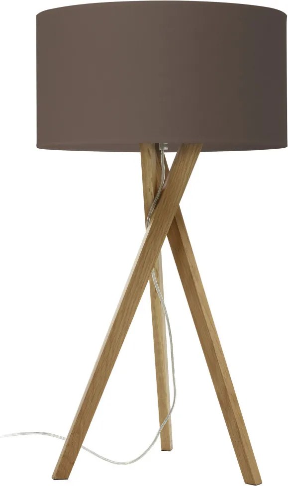 Novolux WOOD 621B-G05X1A-50 Asztali lámpa 1x60W/E27 IP20