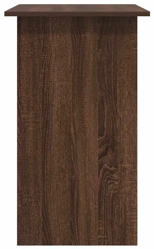 barna tölgy színű szerelt fa íróasztal 80 x 45 x 74 cm