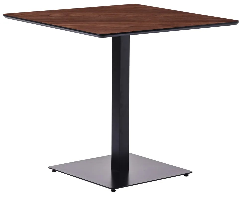 Masă de Sufragerie Dreptunghiulară, Masă Bistro in Culoare Stejar Palermo - 70X70 cm./80x80 cm. Mdf-metal Palermo