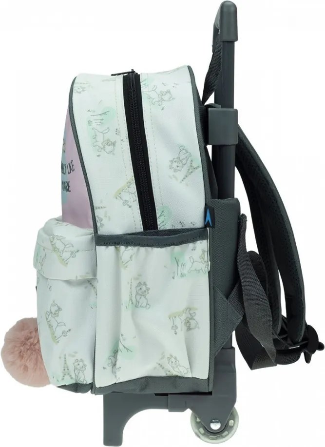 Disney Marie cica Lovely gurulós ovis hátizsák, táska 30 cm