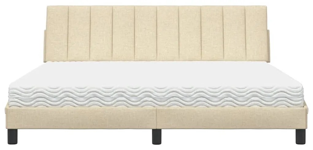 ágy matraccal Hanko krém 180x200 cm szövet