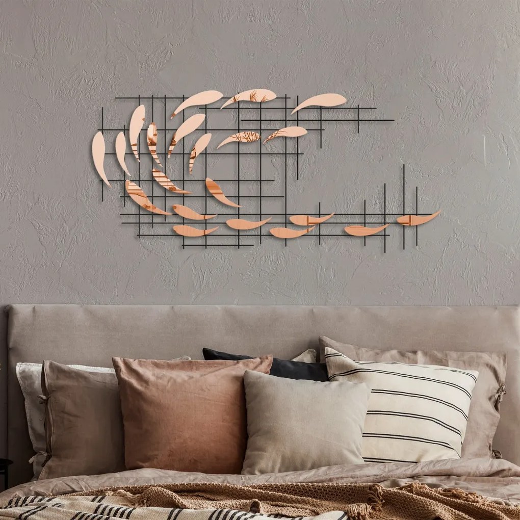 Sheen fém fali dekoráció, 100 cm – TR891TNL2411