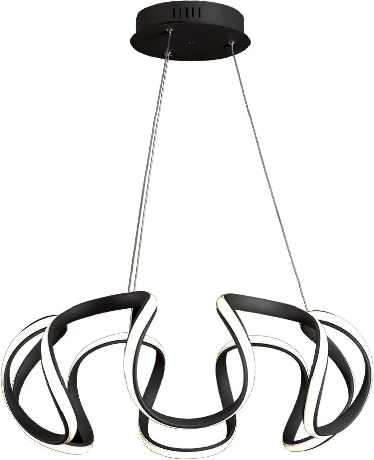 PREZENT 18206 PASSO Modern Led Függesztett Lámpa Fehér, Fekete LED IP20