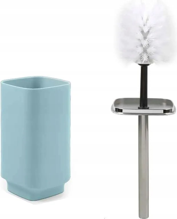 Fürdőszobai Wc Kefe Antibakteriális Morandi kék