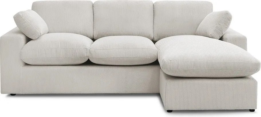 Bézs kordbársony sarokkanapé Belair – Bobochic Paris