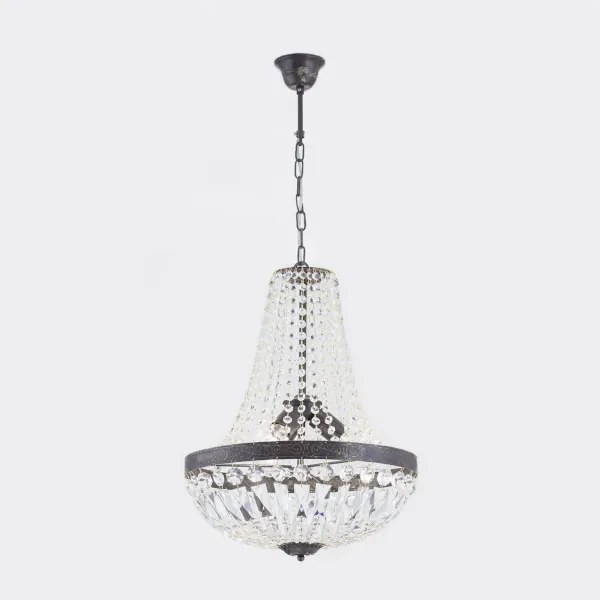 Orion HL 6-1497/3 - Kristály csillár láncon ARILA 3xE27/60W/230V barna/patinás