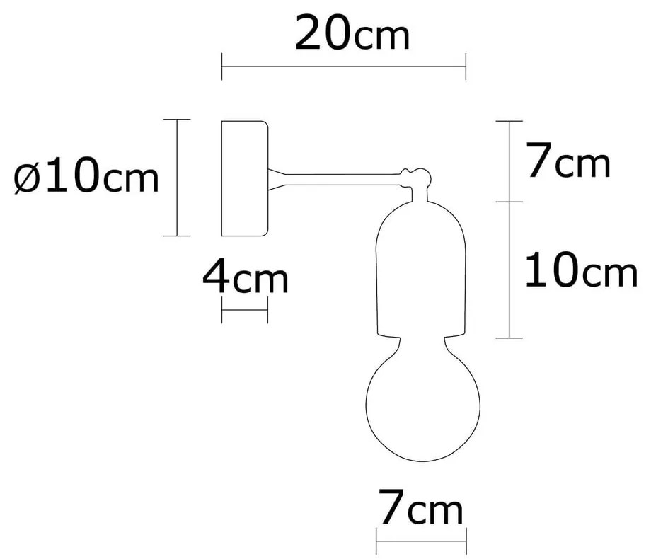 Natúr színű fali lámpa Datca – Opviq lights