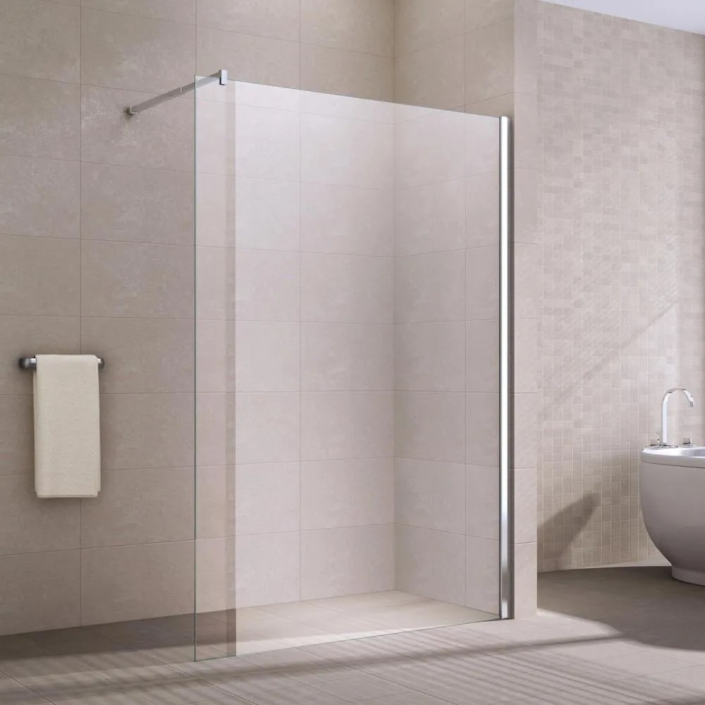 Walk-in zuhanyfal 120, 200cm, 8mm