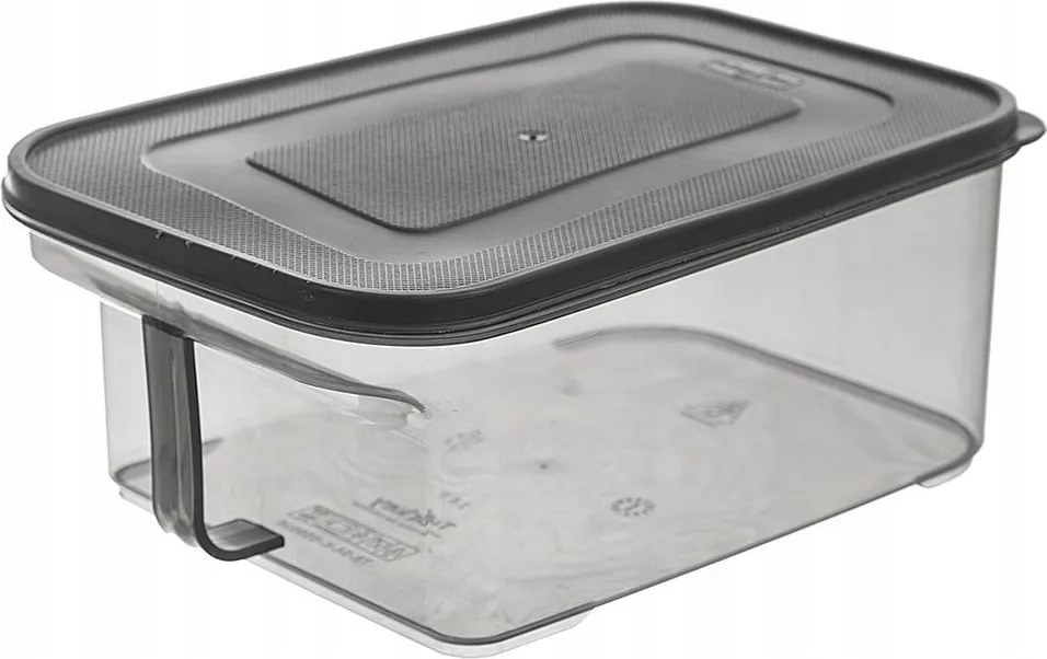 Konyhai Ömlesztettáru-tároló, Zárható, Fogantyúval 2,6 L