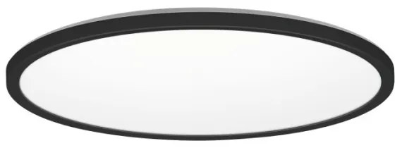 NIVERA LED 32W 230V IP54 fürdőszobai mennyezeti lámpa, 42 cm, fekete
