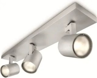 Philips 53093/48/12 - LED RGBW dimmelhető spotlámpa RUNNER 3xGU10/6W/230V króm+távirányító