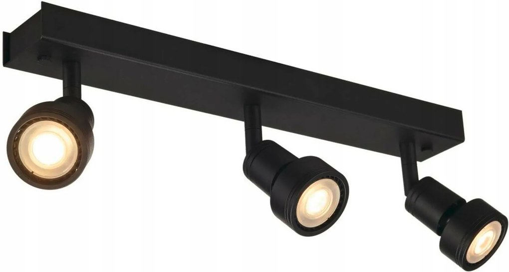 Slv Big White Puri 3, fali és mennyezeti lámpa, három izzóval, QPAR51, piros