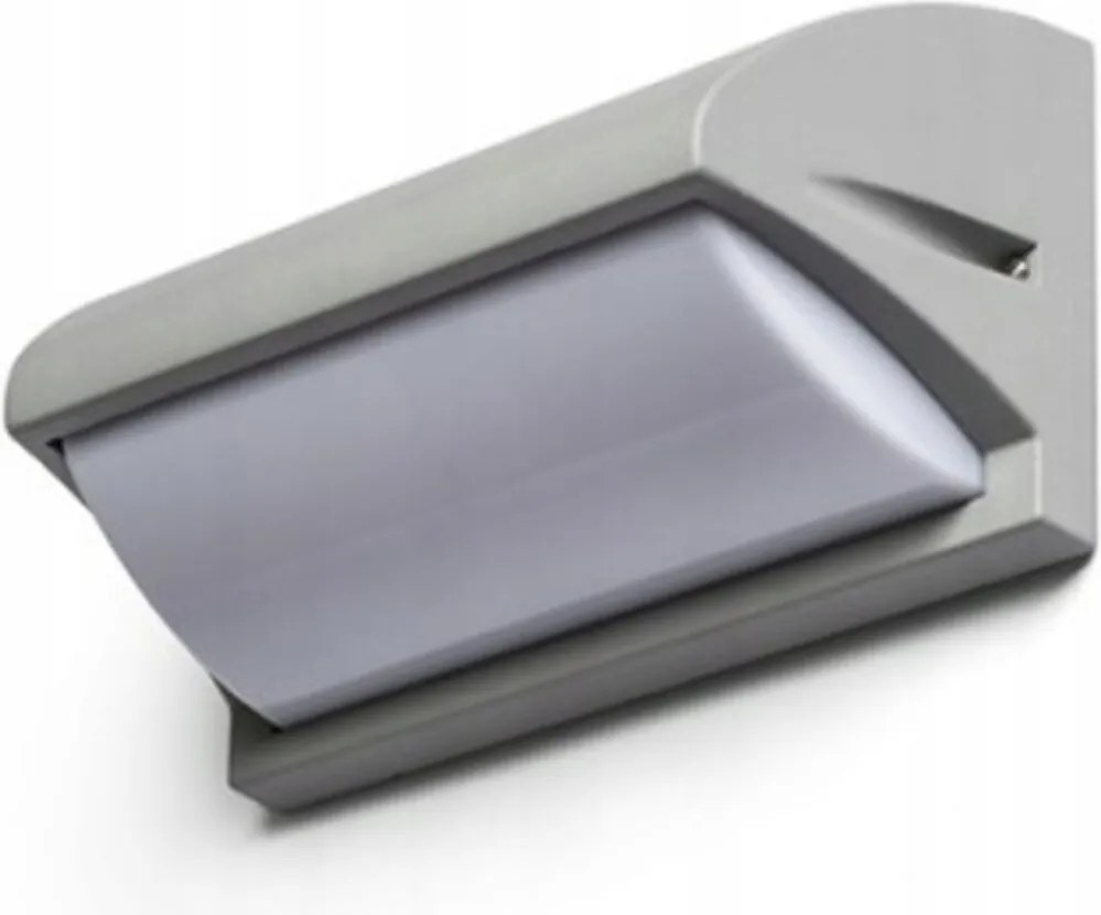 Rendl Mora fali lámpa ezüstszürke E27 IP54 18W kültéri