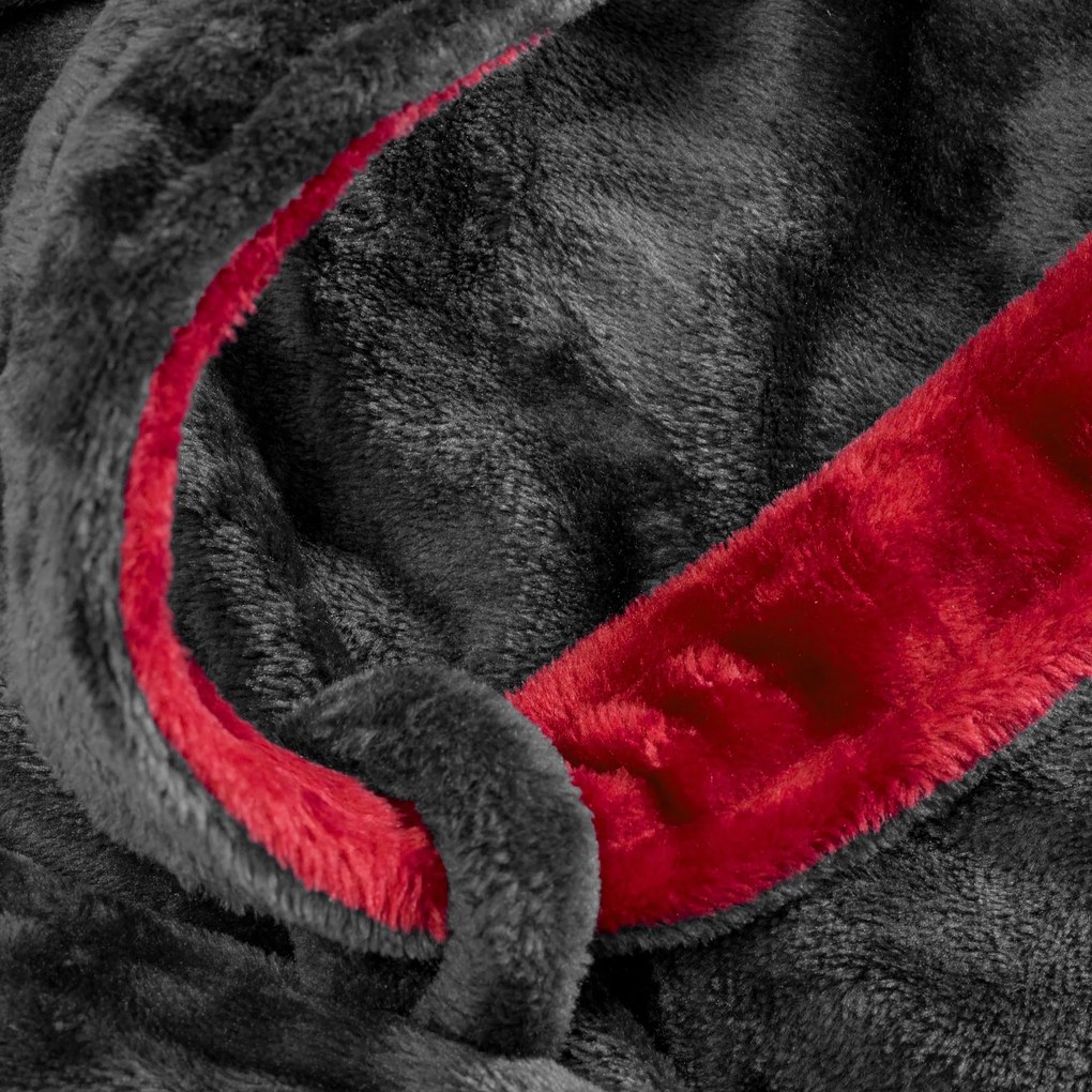 Fürdőköpeny Roger Grey Red Men M