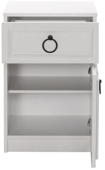 Éjjeliszekrény 63x40 cm fehér