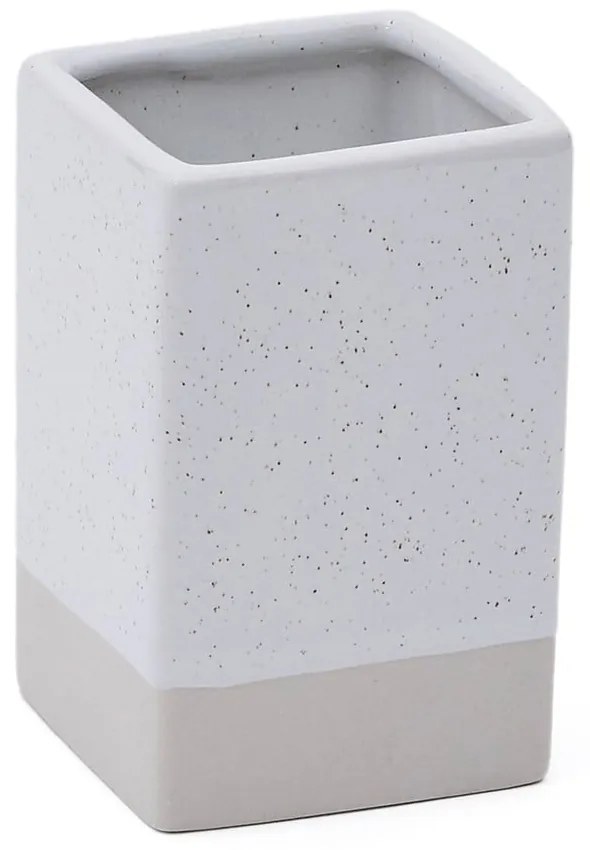 Krémszínű kerámia fogkefetartó pohár Careli – Kave Home