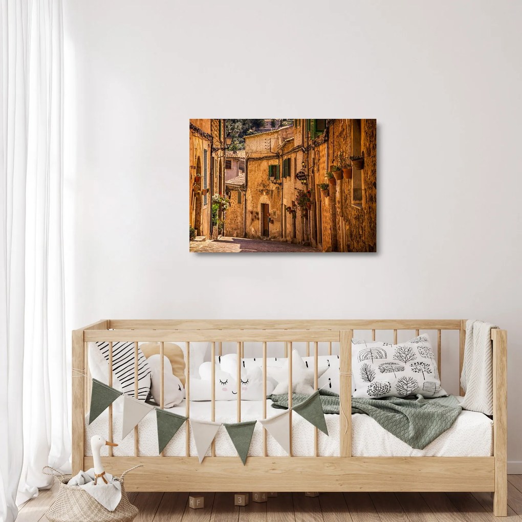 Kép - Spanyol utca (üvegen) (70x50 cm)